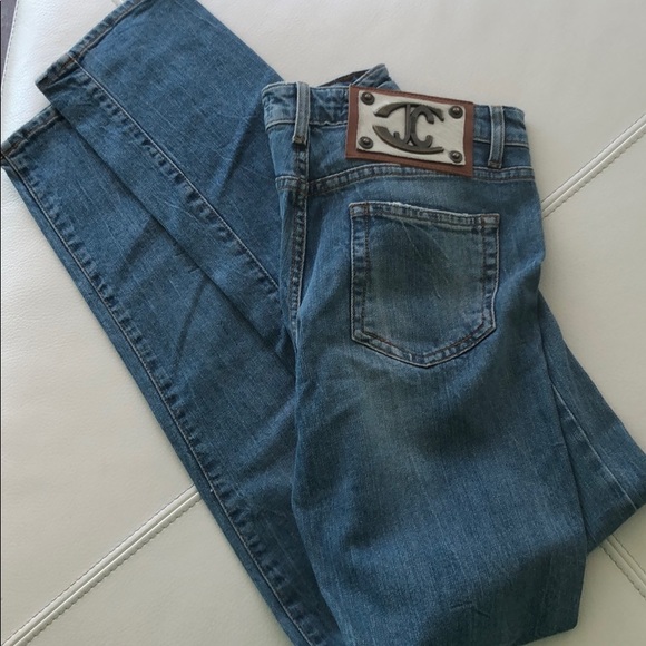 Roberto Cavalli Just Cavalli jeans US 27 Straight leg. Y2K - Picture 2 of 14